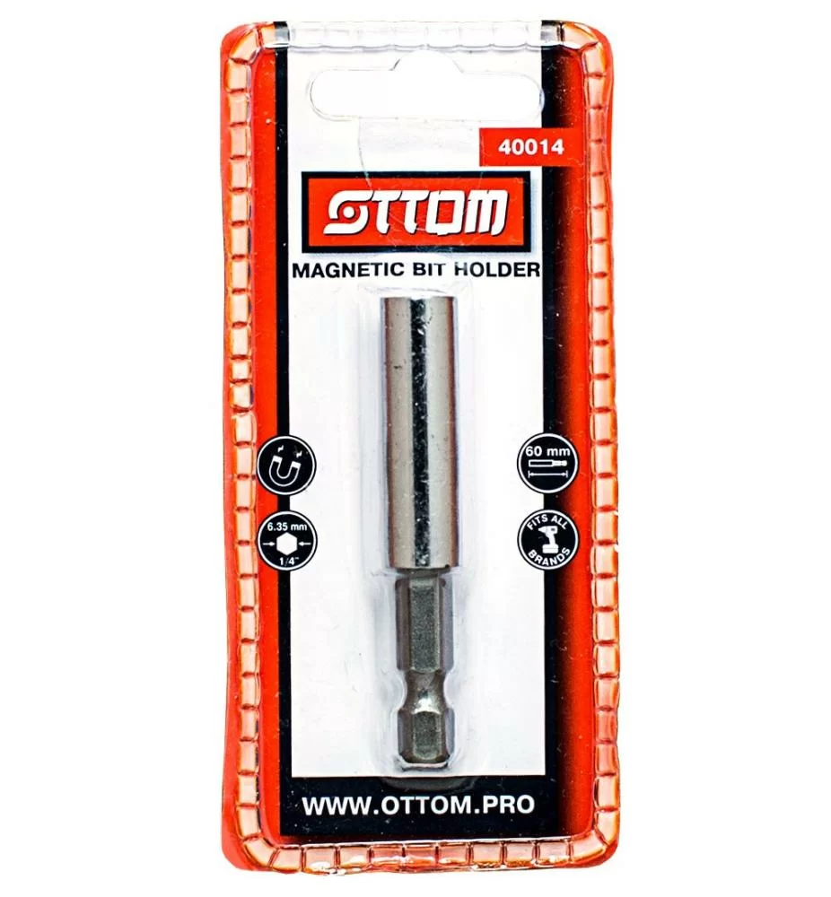 Битодержатель Ottom 1/4" 60 мм магнитный – фото №1 Битодержатель Ottom 1/4" 60 мм магнитный – №1