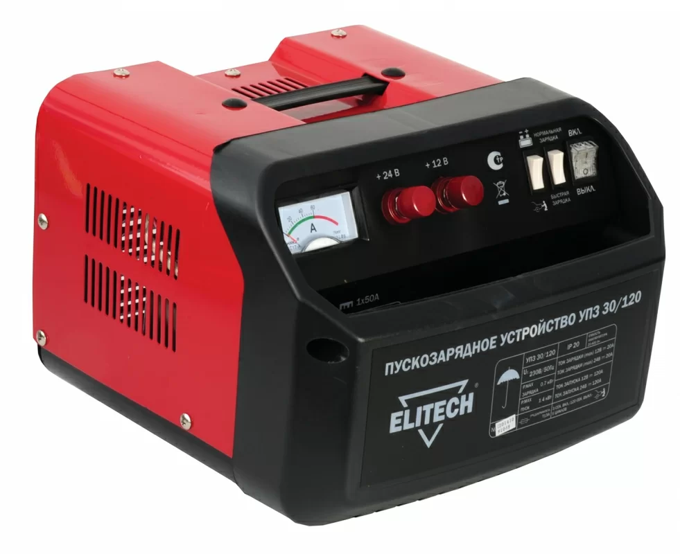 Пуско-зарядное устройство Elitech УПЗ 30/120 – №1