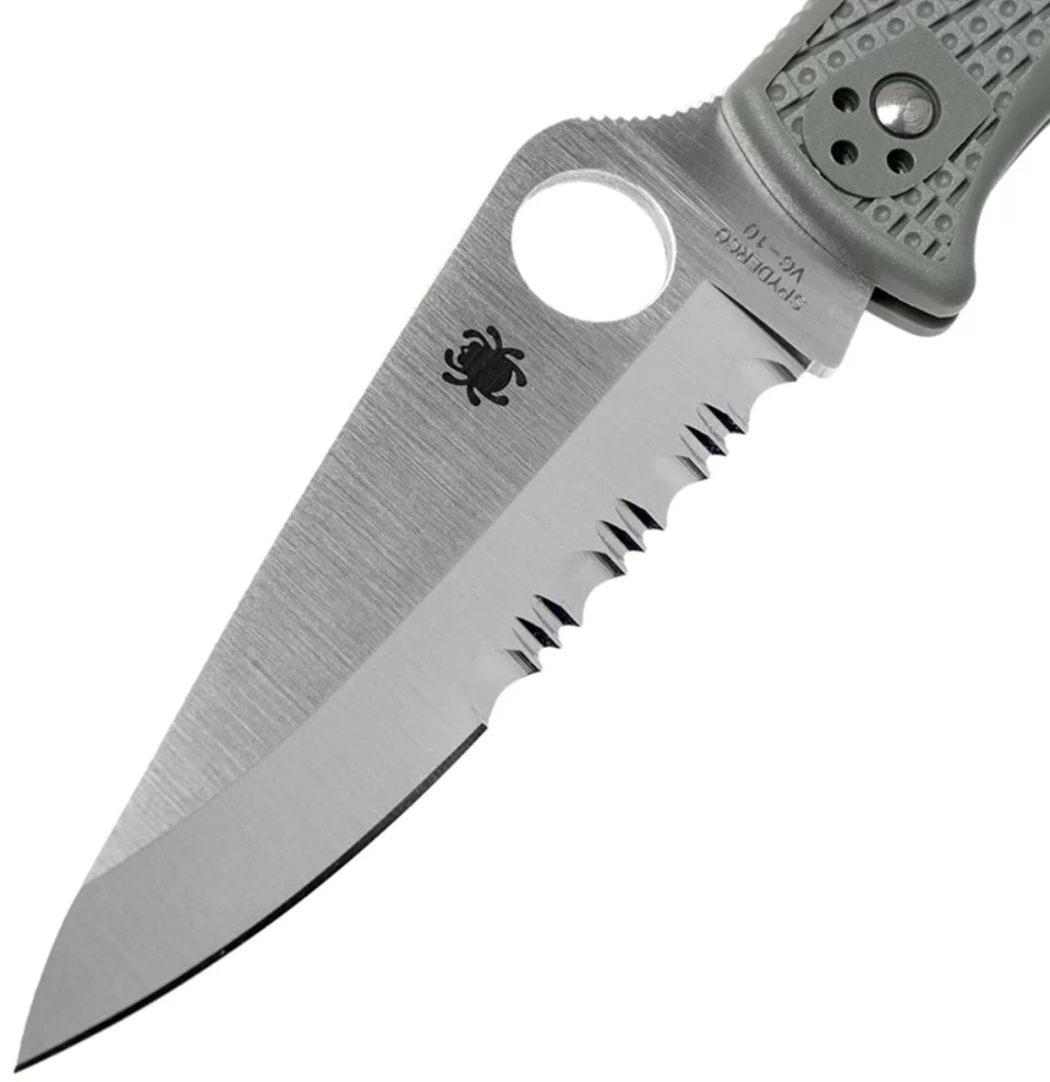 Нож Spyderco Endura 4 с рукоятью Green FRN (10PSFG) – фото №2 Нож Spyderco Endura 4 с рукоятью Green FRN (10PSFG) – №2