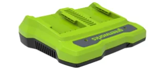 Может понадобиться Зарядное устройство Greenworks G40UC8 40В для 2-х аккумуляторов Может пригодиться Зарядное устройство Greenworks G40UC8 40В для 2-х аккумуляторов