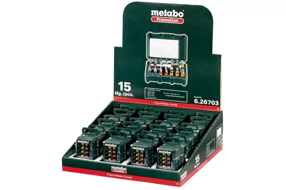 Набор бит Metabo SP (15 шт) – №1