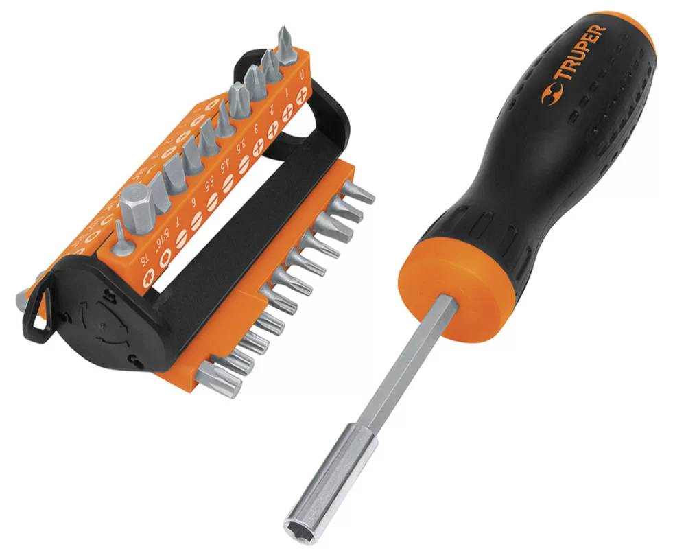 Отвертка с набором бит Truper DMP-33 (33 шт) – №1