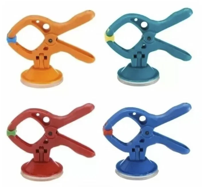 Зажим на присоске Wolfcraft (4 шт) (3663000) – фото №1 Зажим на присоске Wolfcraft (4 шт) (3663000) – №1