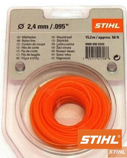 Леска для триммера Stihl 2,4 мм/48 м пятиугольного сечения – №1