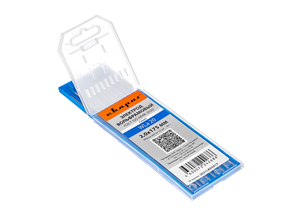 Электроды Сварог WLa20 2,0x175 мм вольфрамовые – фото №1 Электроды Сварог WLa20 2,0x175 мм вольфрамовые – №1