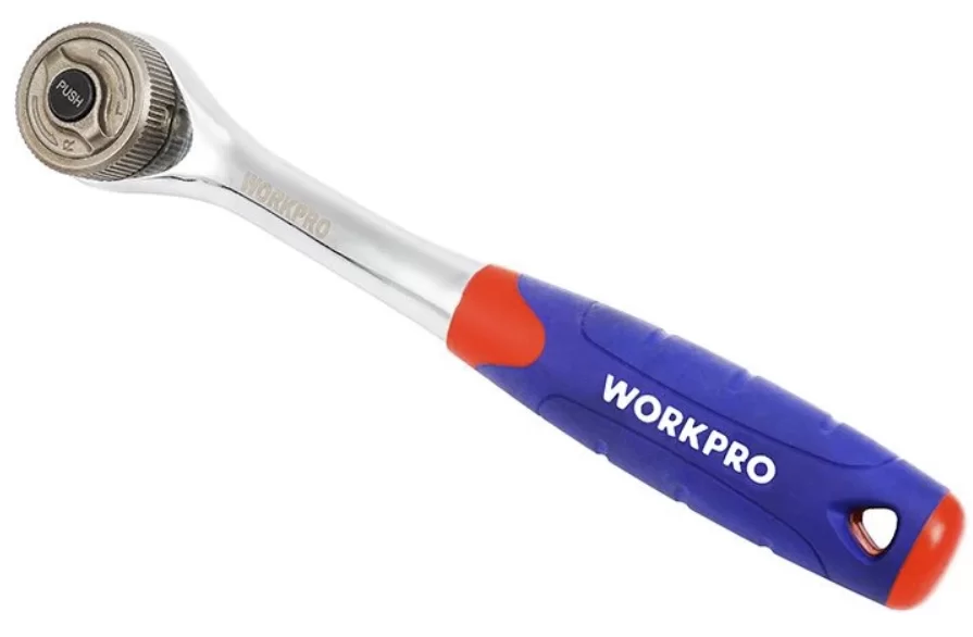 Трещотка WORKPRO 3/8" 48 зубцов с двойным приводом (WP271013) – фото №1 Трещотка WORKPRO 3/8" 48 зубцов с двойным приводом (WP271013) – №1
