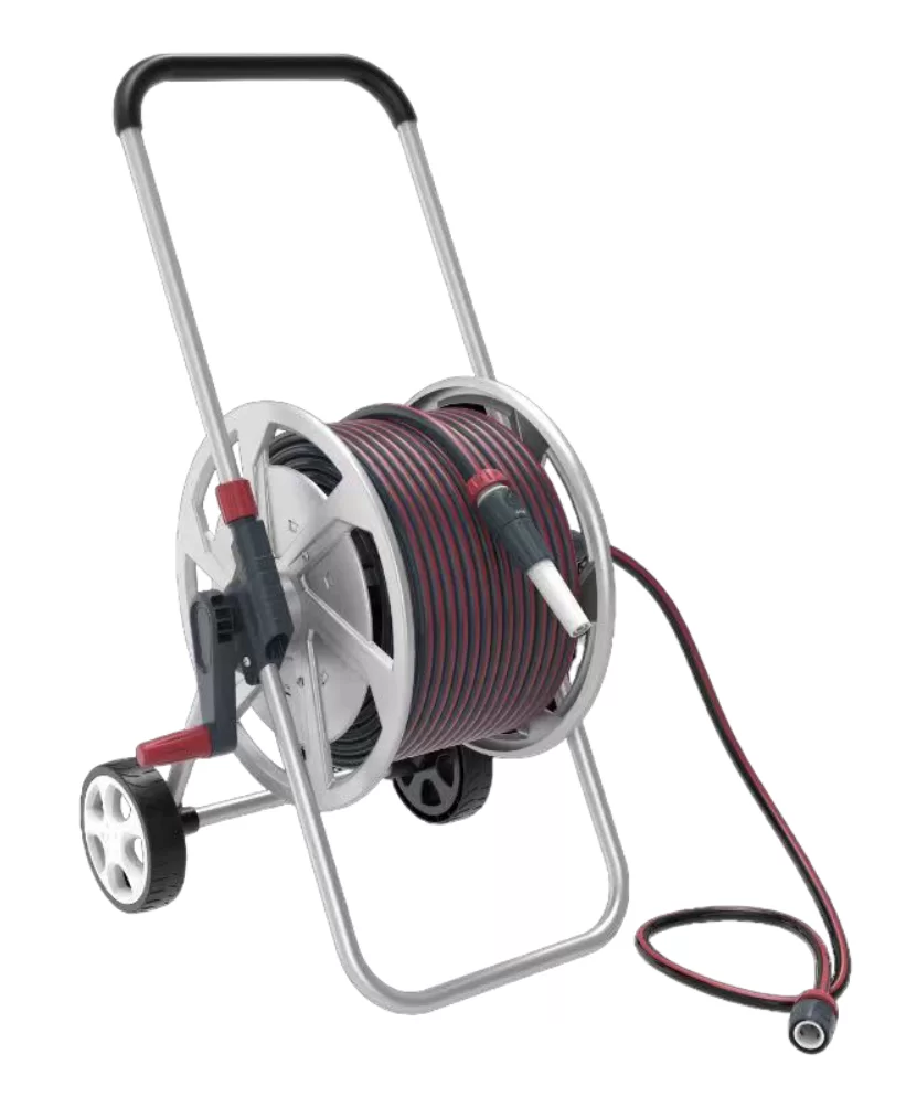 Тележка для шлангов Elitech Garden HC 25MWH (шланг в комплекте) – №1