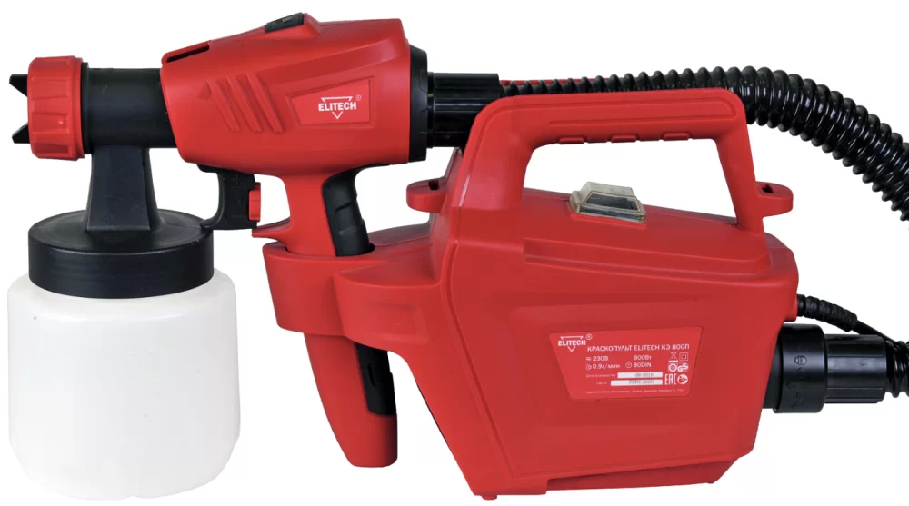 Краскораспылитель Elitech КЭ 800П – фото №3 Краскораспылитель Elitech КЭ 800П – №3