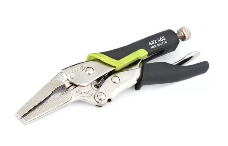 Зажим с фиксацией с удлинённым захватом Дело Техники 165 мм – №1