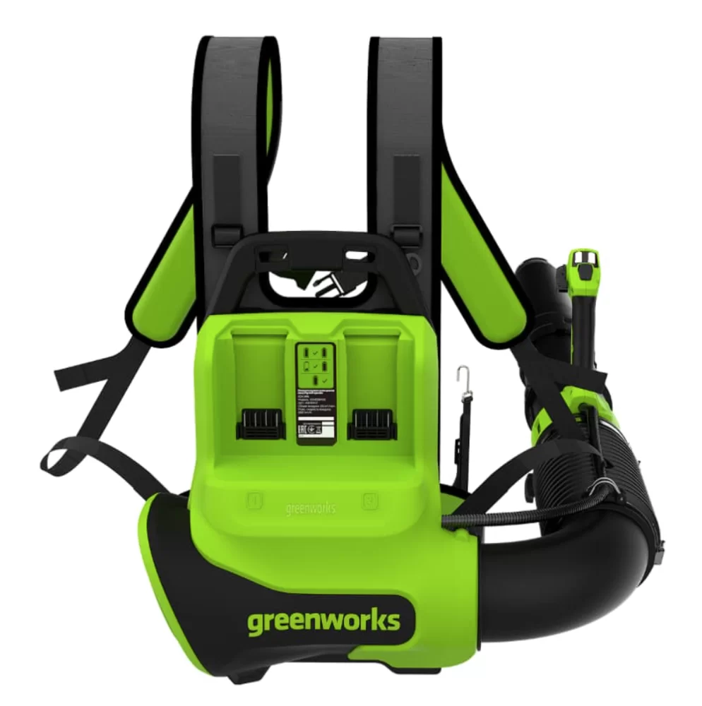 Аккумуляторная воздуходувка Greenworks GD40BPG2 40V ранцевая (без акк. и з/у) №2