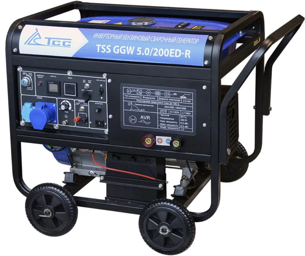 Генератор бензиновый TSS GGW 5.0/200ED-R сварочный – №1