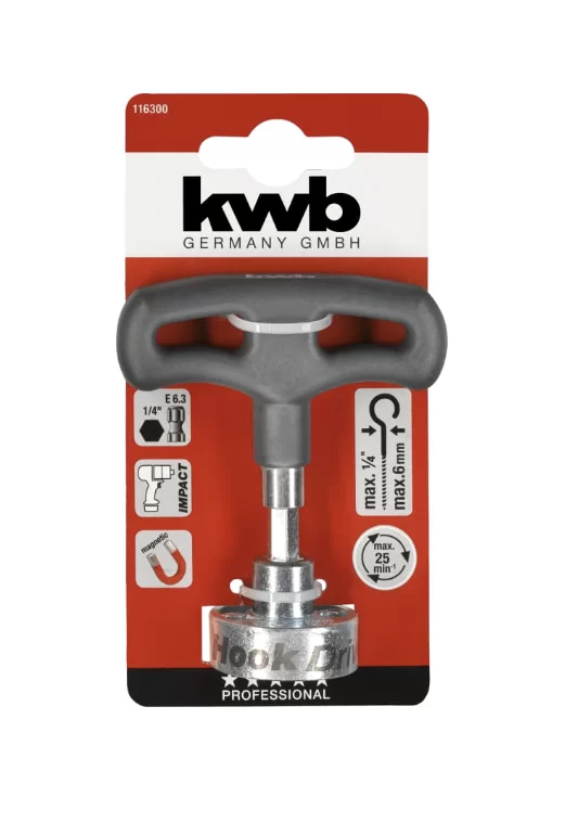 Насадка для завинчивания крючков KWB (116300) – №2