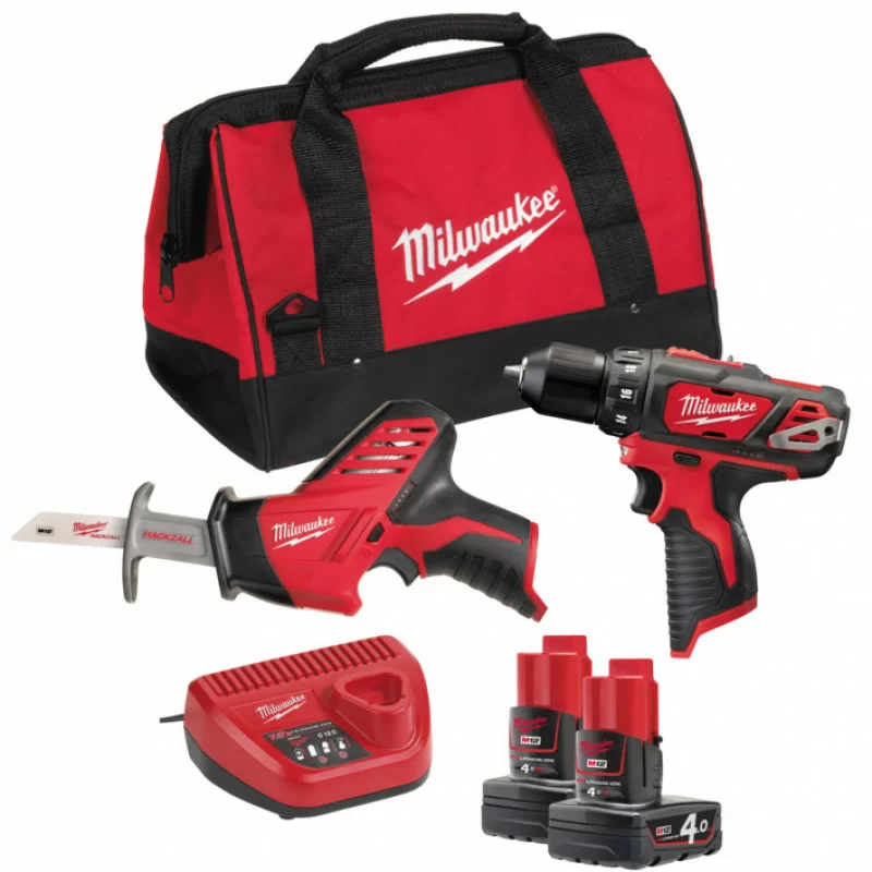 Набор инструментов Milwaukee M12 ВPP2В-402В (Li-Ion 4Ач) – №1