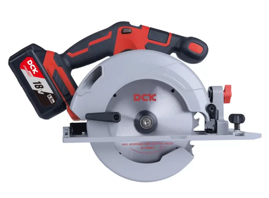 Аккумуляторная циркулярная пила DCK KDMY-165 (2х5,0 А/ч) – №1