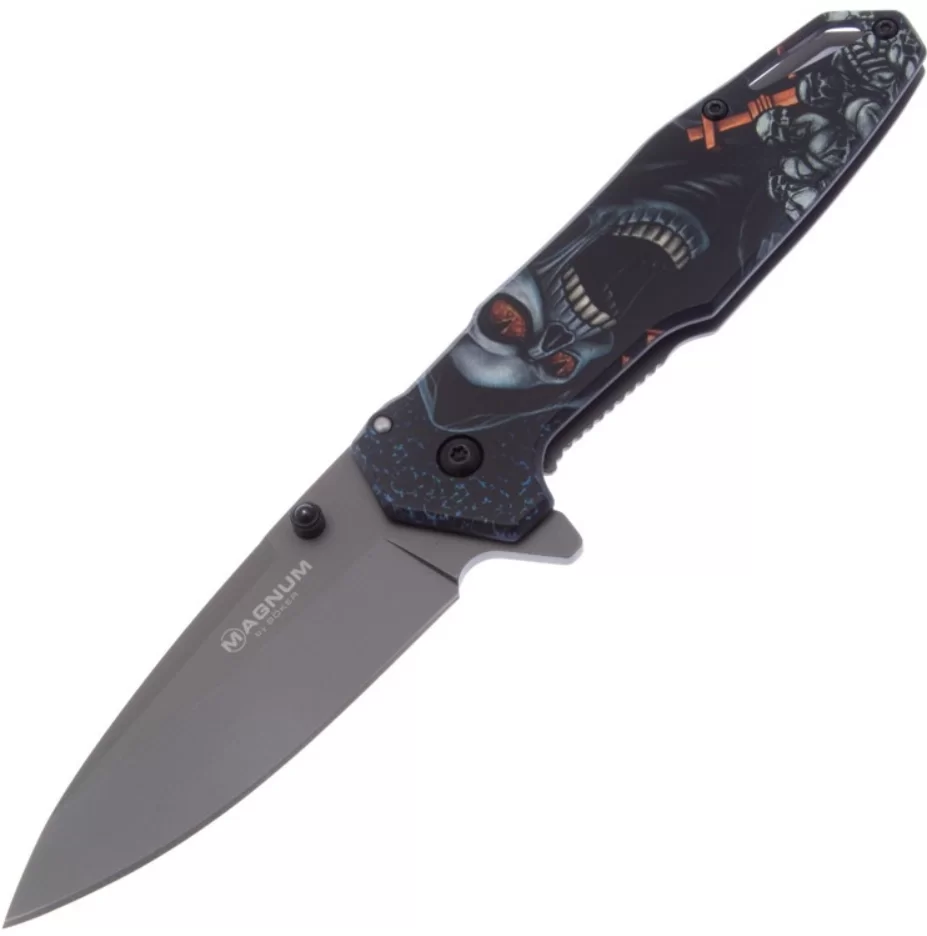 Нож Boker Magnum Screaming Skull (01MB230) – фото №1 Нож Boker Magnum Screaming Skull (01MB230) – №1