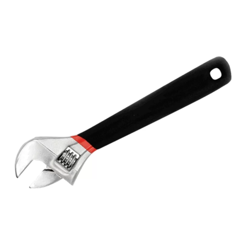 Ключ разводной Strong 10" 250 мм с прорезиненной рукояткой – №1
