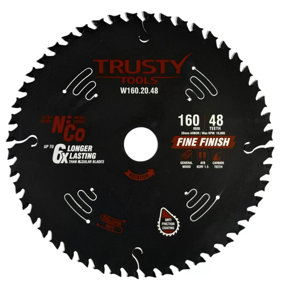 Диск пильный Trusty-Tools Fine Finish 160х20 мм 48Т – №1