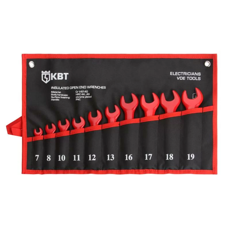 Набор ключей рожковых КВТ Эксперт НИИ-21 диэлектрических (10 шт) – фото №1 Набор ключей рожковых КВТ Эксперт НИИ-21 диэлектрических (10 шт) – №1