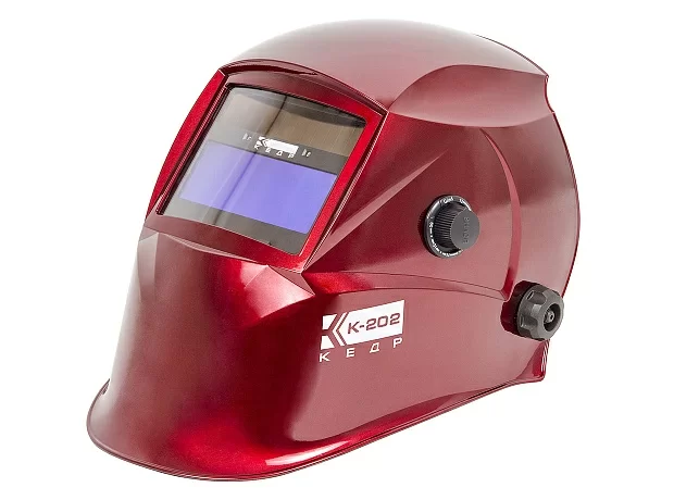Маска сварщика Кедр "К-202" красная – №1