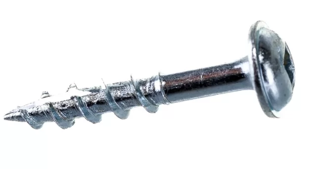 Шурупы оцинкованные с крупным шагом Kreg Maxi-Lock 1" 25 мм (100 шт) №1