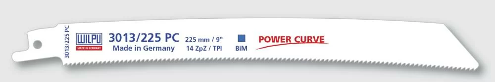 Полотно сабельное Wilpu 3013/225 Power Curve Bi-Metal (1 шт) – №1