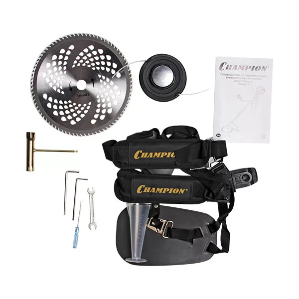 Триммер бензиновый Champion T394FS-2, 4-х тактный №1