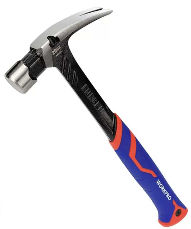 Молоток-гвоздодер WORKPRO 450 гр цельнокованый (WP241013) – №1