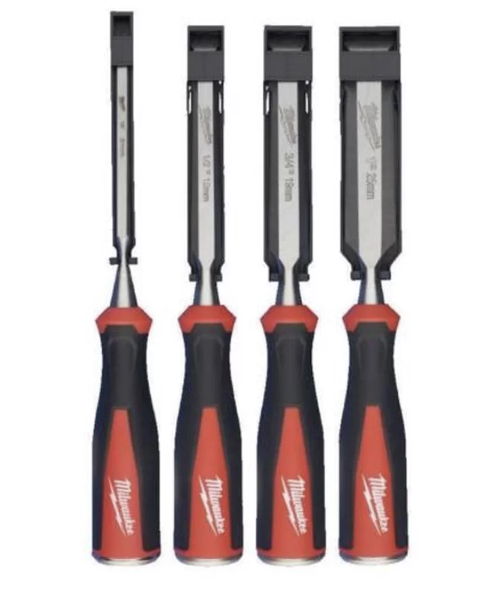 Набор стамесок плоских Milwaukee (4 шт) – фото №1 Набор стамесок плоских Milwaukee (4 шт) – №1