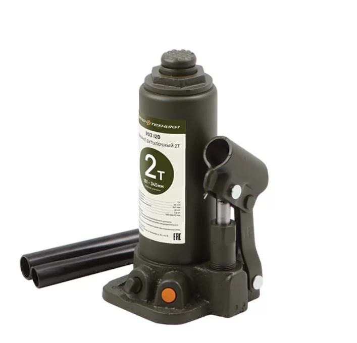 Домкрат гидравлический бутылочный Дело Техники 2т, 181-345 мм – №1
