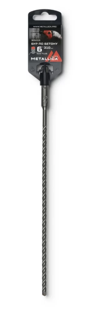 Бур крестовой SDS+ Metallica Ultra 6х310/250 мм – №1