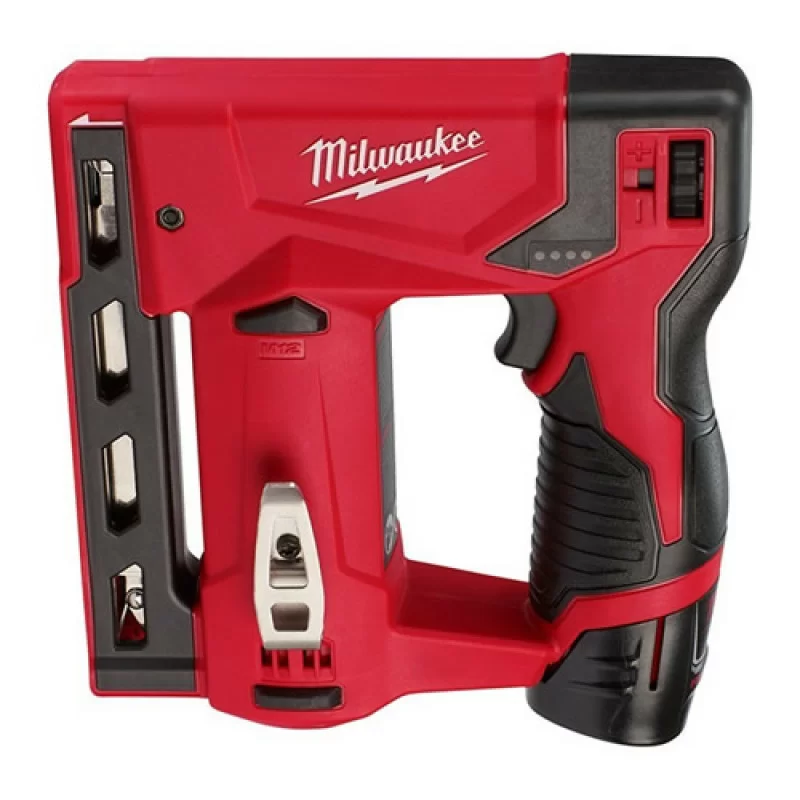 Аккумуляторный степлер Milwaukee M12 BST-202X (2х2,0 Ач) – №1