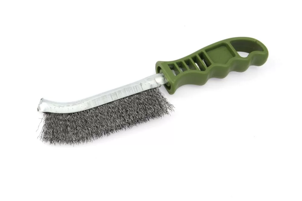 Щётка с пластиковой рукояткой Дело Техники, стальная щетина – №1