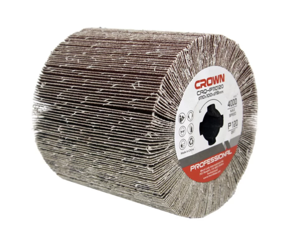 Щетка для браширования Crown CAQ-P110120 абразивная – фото №1 Щетка для браширования Crown CAQ-P110120 абразивная – №1
