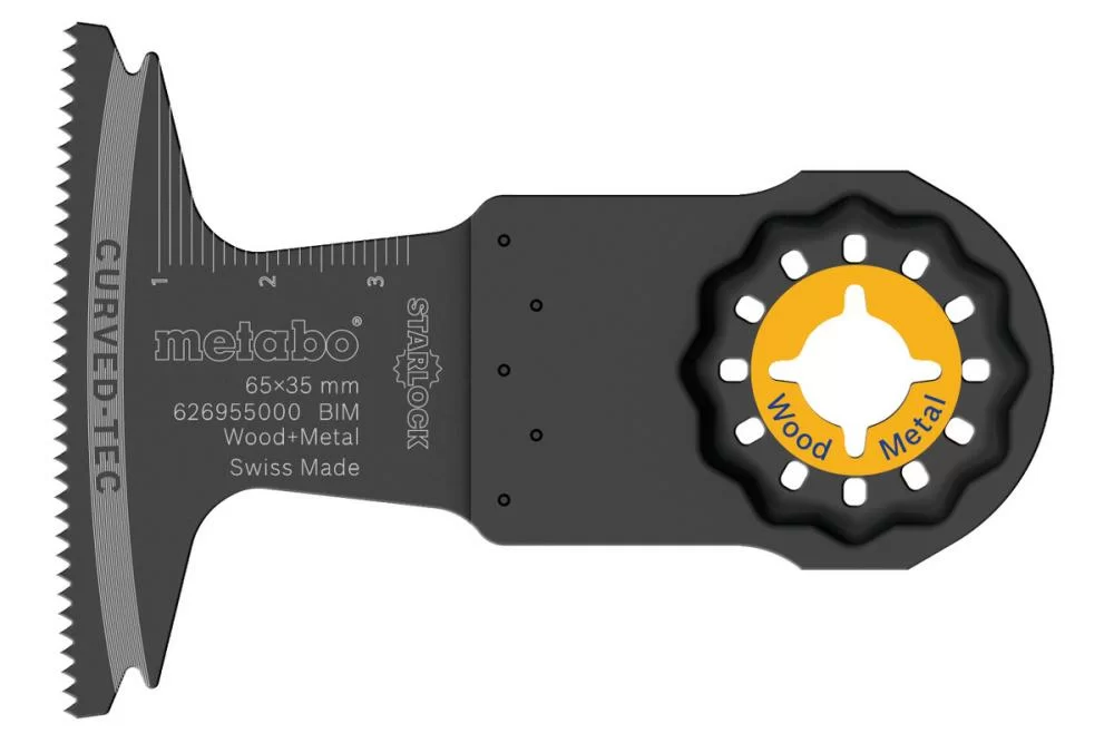 Насадка-полотно пильное Metabo Starlock Wood+Metal BiM, 65 мм – №1