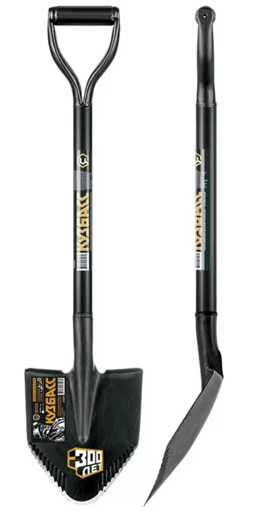 Лопата штыковая ЦентроИнструмент "Кузбасс" 84 см цельнометаллическая (2009) – №1