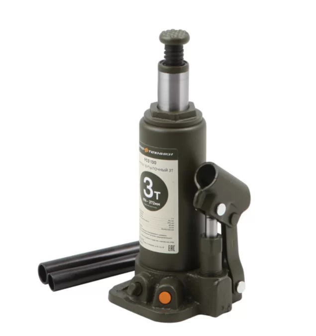 Домкрат гидравлический бутылочный Дело Техники 3т, 194-372 мм – №1