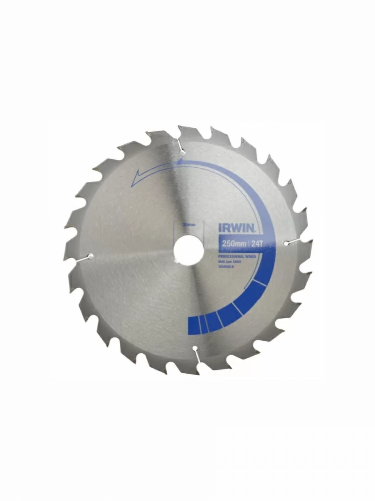 Диск пильный Irwin Pro 250х30/25/20/16 мм 24Т – фото №1 Диск пильный Irwin Pro 250х30/25/20/16 мм 24Т – №1