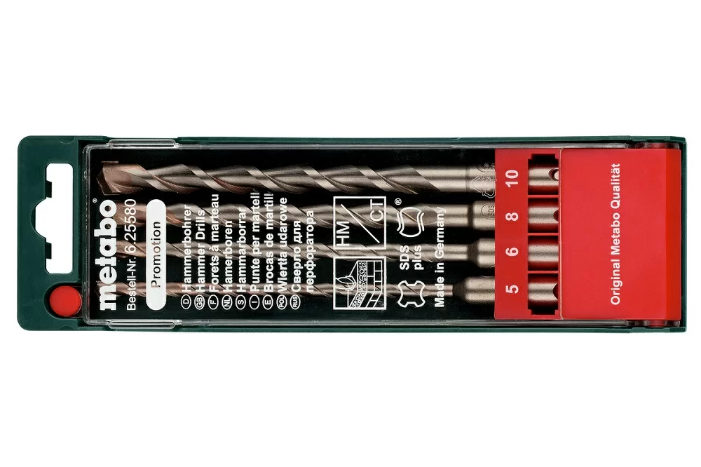 Набор буров SDS+ Metabo SP (4 шт) – №1