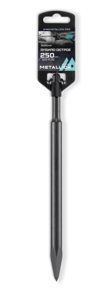Зубило пика SDS-plus Metallica Optima 250/200 мм – фото №1 Зубило пика SDS-plus Metallica Optima 250/200 мм – №1