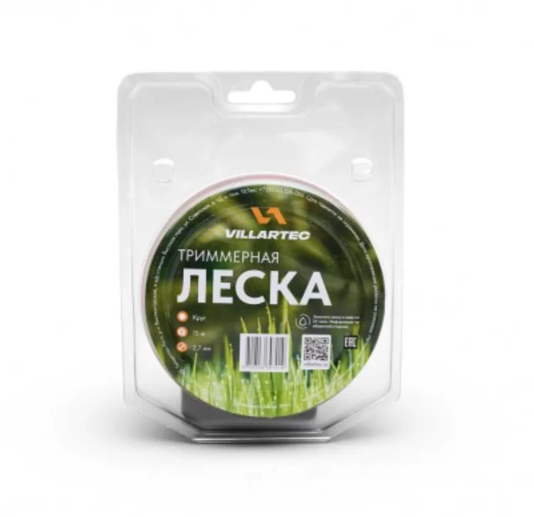 Леска для триммера Villartec 2,7 мм /15 м квадрат – №1