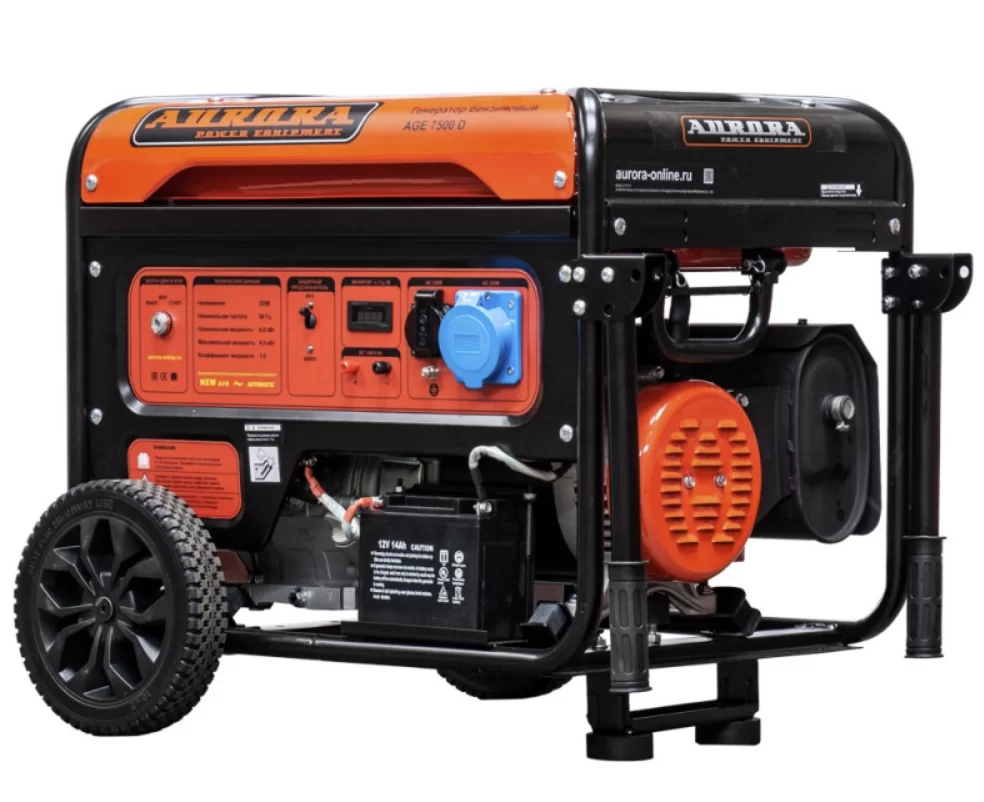 Генератор бензиновый Aurora AGE 7500 D – №1