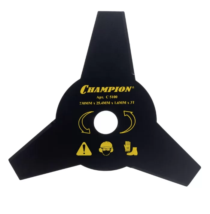 Нож для триммера Champion 230х25,4х3 мм (тип А) – №1
