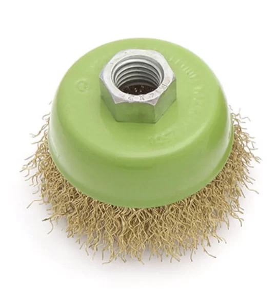 Щётка для УШМ Дело Техники 60 мм проволочная чашка – фото №1 Щётка для УШМ Дело Техники 60 мм проволочная чашка – №1