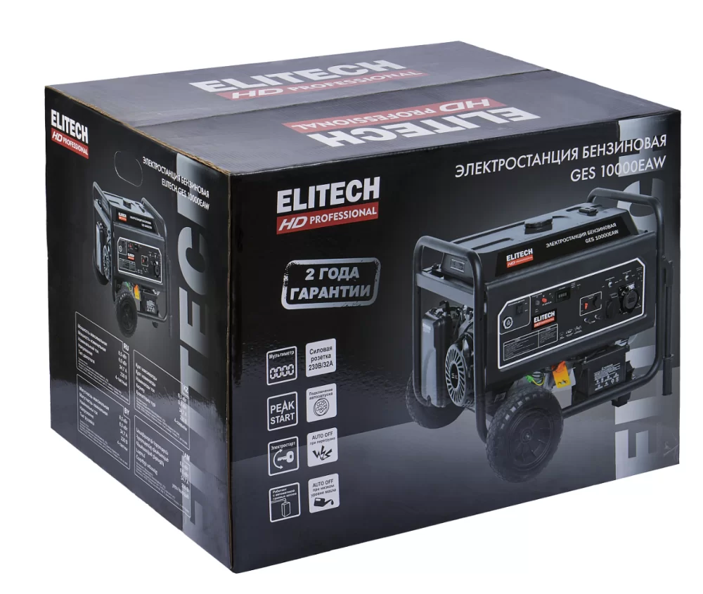 Генератор бензиновый Elitech HD GES 10000EAW – №7