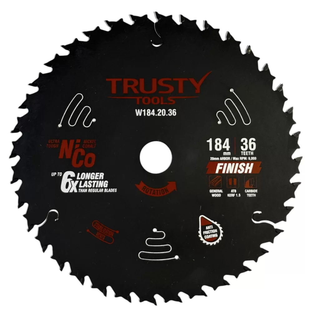 Диск пильный Trusty-Tools Finish 184х20 мм 36Т – №1