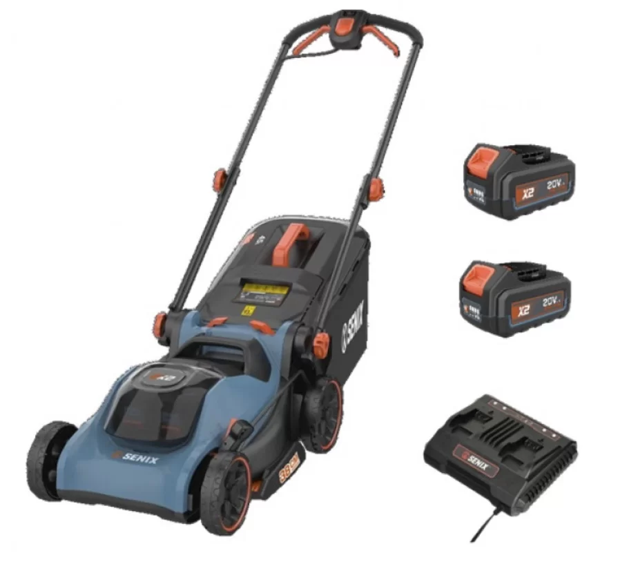 Аккумуляторная газонокосилка Senix LPPX2-M1-EU (2х4,0 Ач) – №1