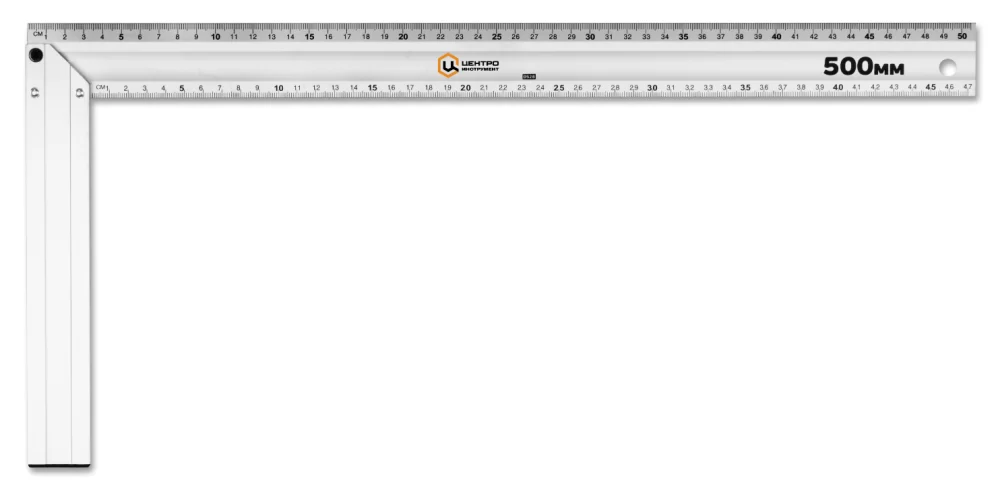 Угольник алюминиевый ЦентроИнструмент 500 мм (0528) – фото №1 Угольник алюминиевый ЦентроИнструмент 500 мм (0528) – №1