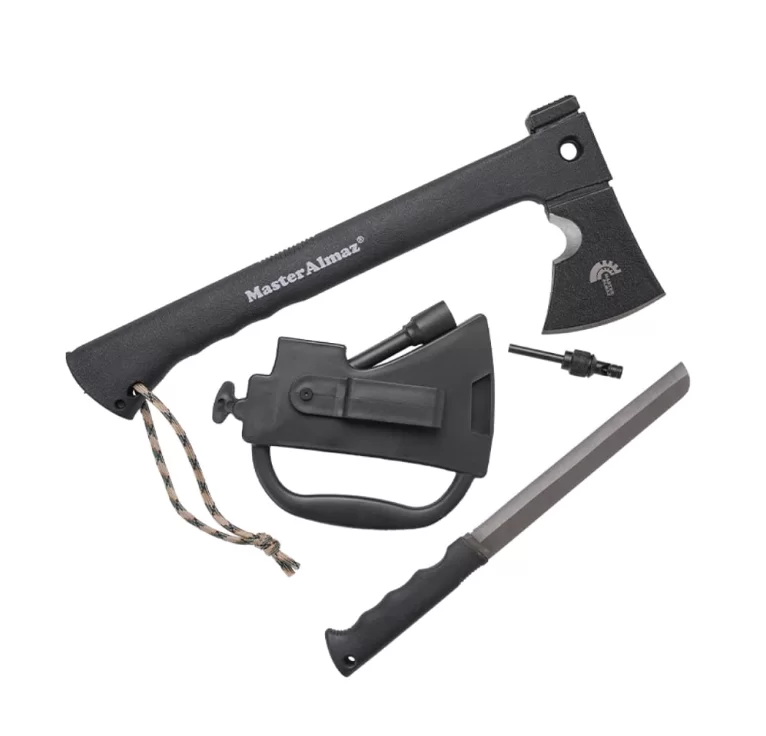 Топор мультифункциональный с ножом в рукоятке МастерАлмаз (10506022) – №1