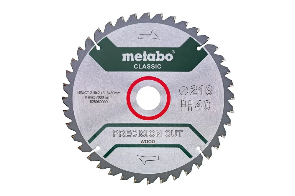 Диск пильный Metabo 216х30 мм 40T – фото №1 Диск пильный Metabo 216х30 мм 40T – №1