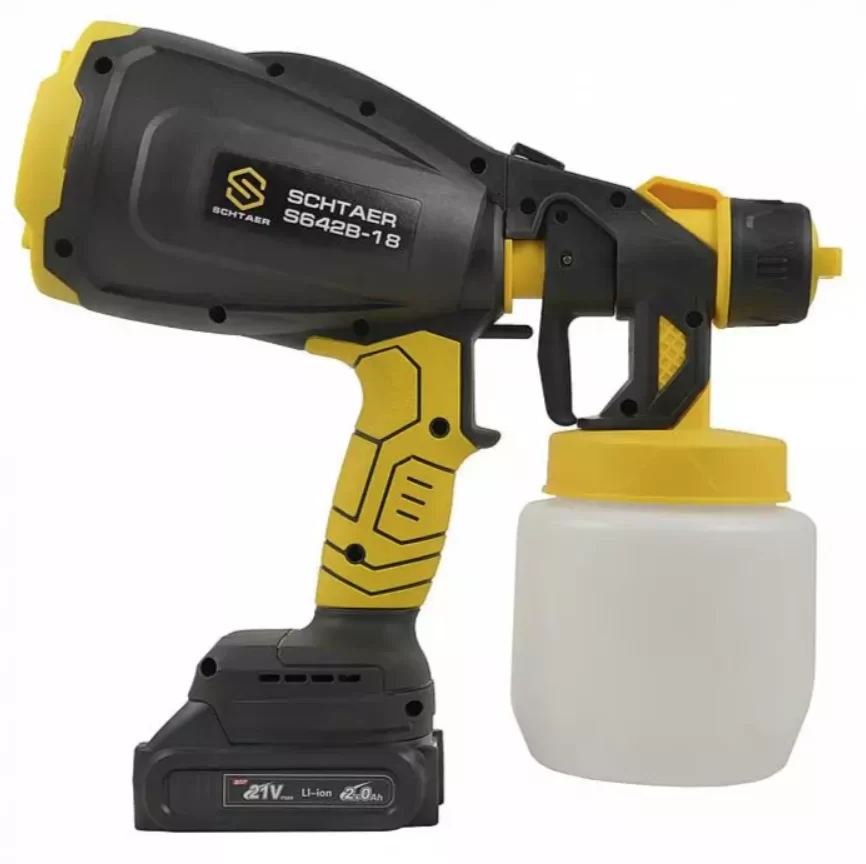 Аккумуляторный краскораспылитель Schtaer S642B-18 (2х2,0 Ач) – фото №1 Аккумуляторный краскораспылитель Schtaer S642B-18 (2х2,0 Ач) – №1